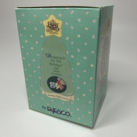 Enesco Precious Moments Ornament Dropping In For The Holidays Clown Parachute - Picture 7 of 10